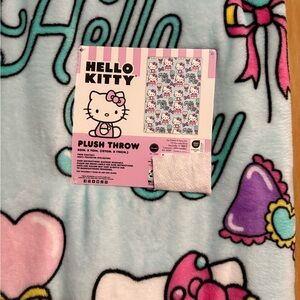 Hello Kitty Pastel Plush Throw